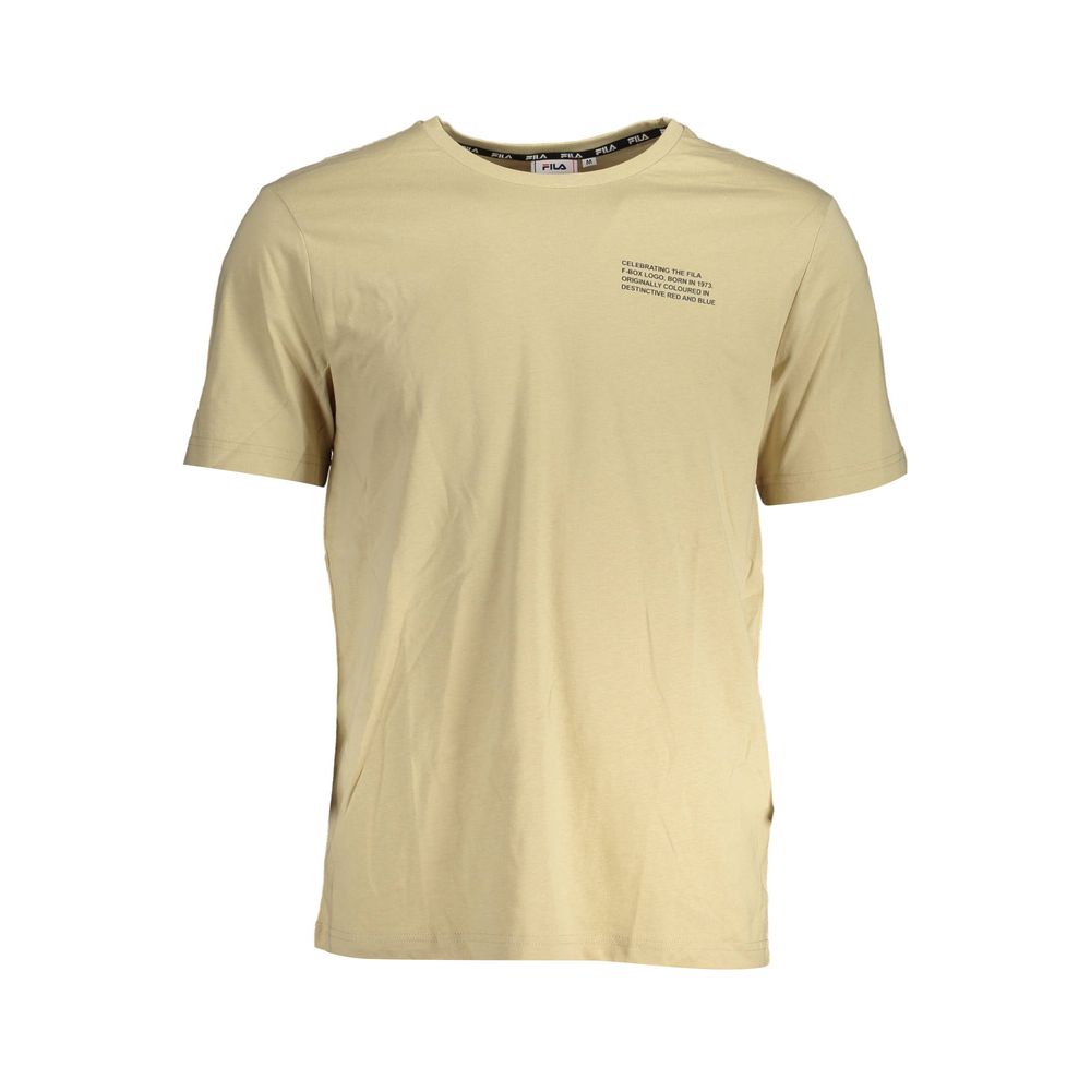 Fila – Beiges Baumwoll-T-Shirt