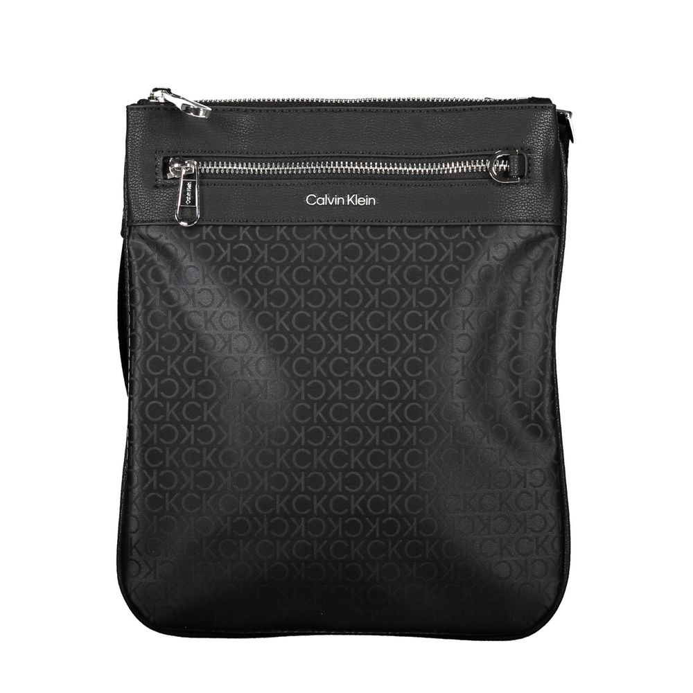 Calvin Klein Schwarze Polyester-Umhängetasche