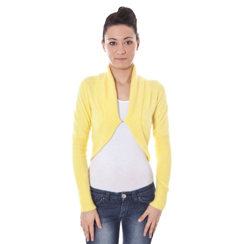 Datch Gelber Wollpullover