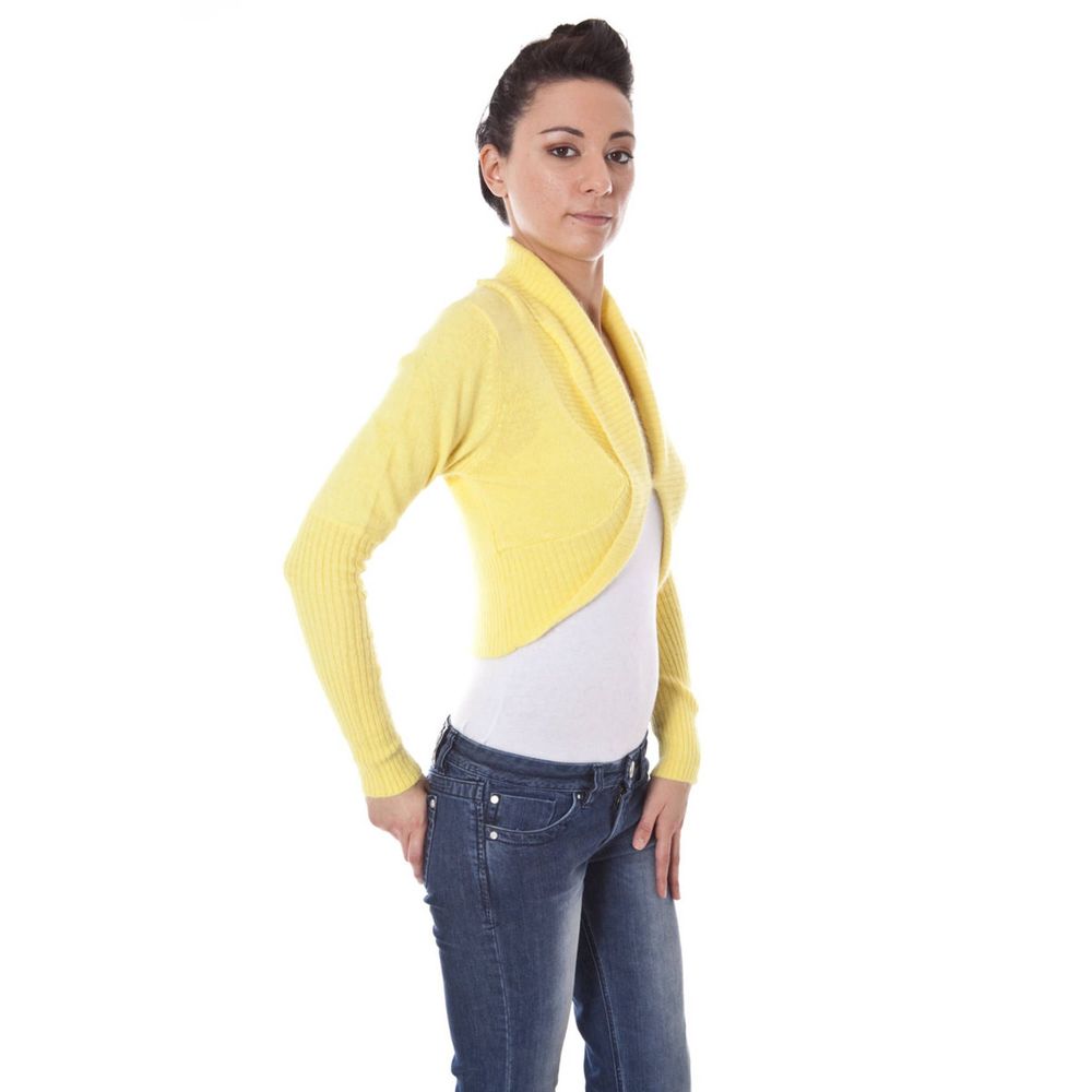Datch Gelber Wollpullover