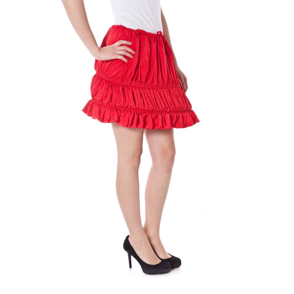 Denny Rose Roter Polyesterrock