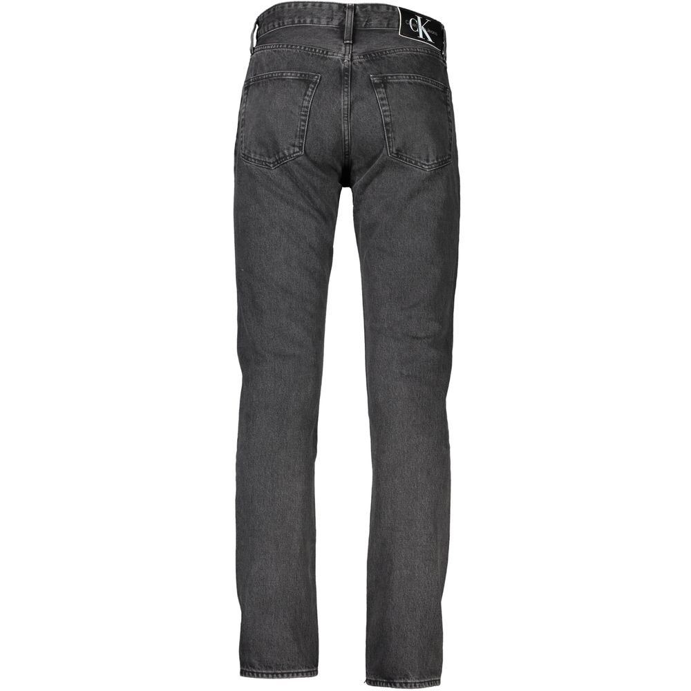Calvin Klein Gray Cotton Men Jeans