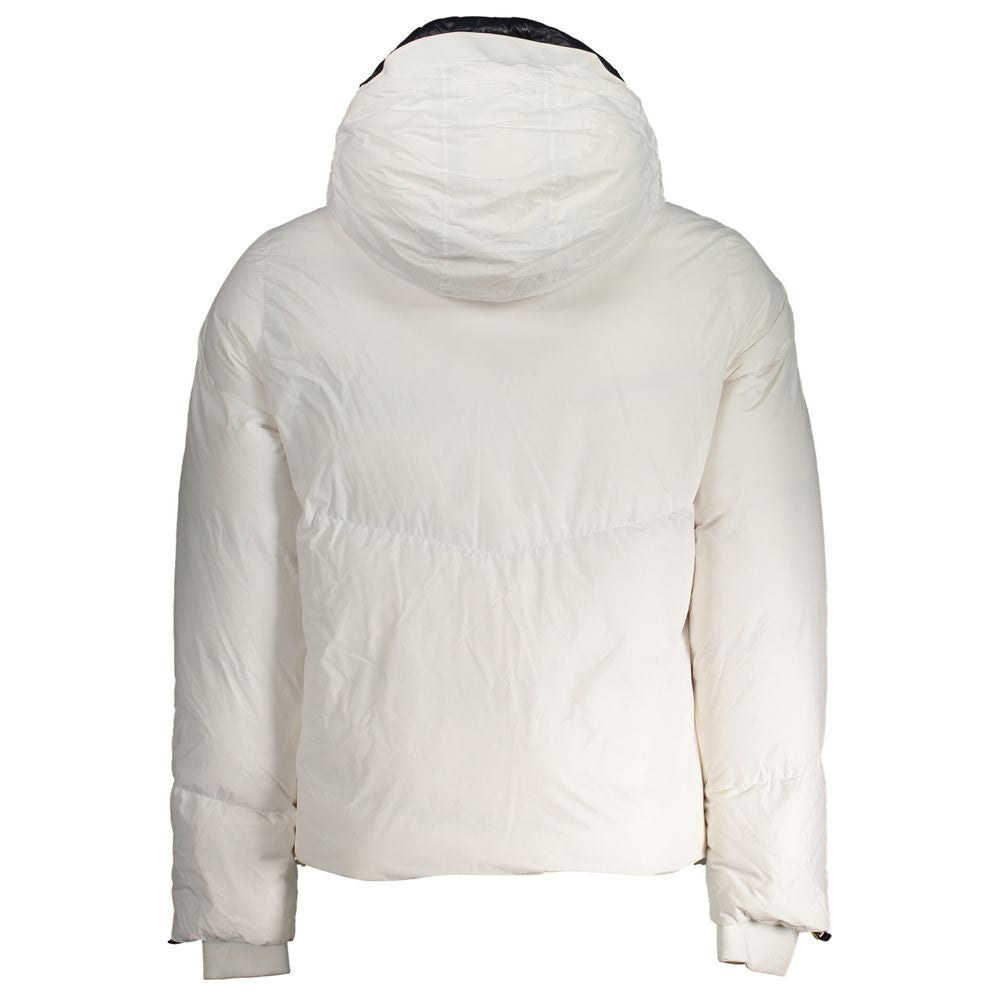 K-WAY Weiße Polyester-Herrenjacke