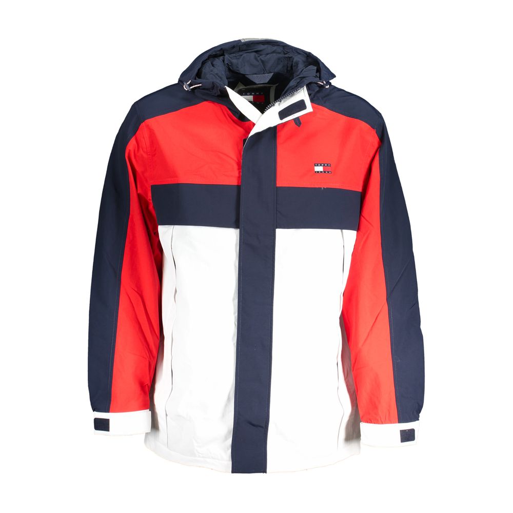 Tommy Hilfiger – Blaue Polyamid-Herrenjacke