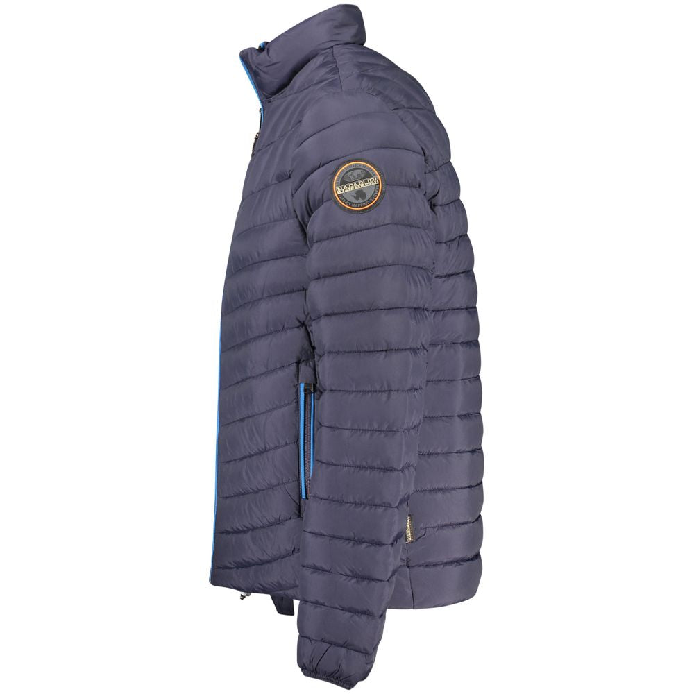 Napapijri Blaue Polyamid-Herrenjacke
