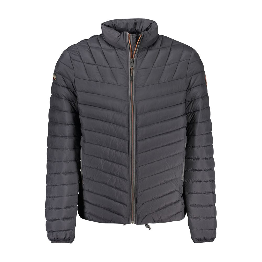 Napapijri Schwarze Polyamid-Herrenjacke