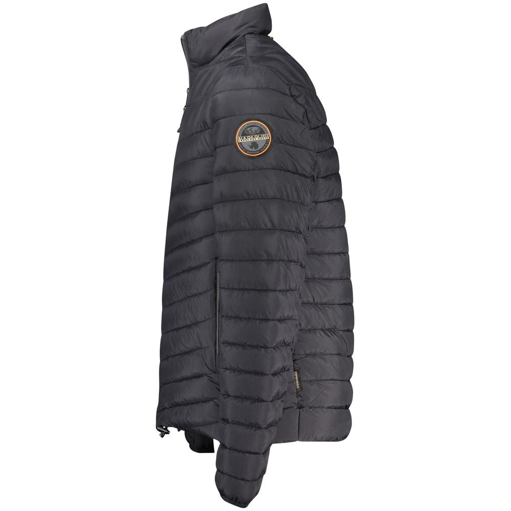 Napapijri Schwarze Polyamid-Herrenjacke