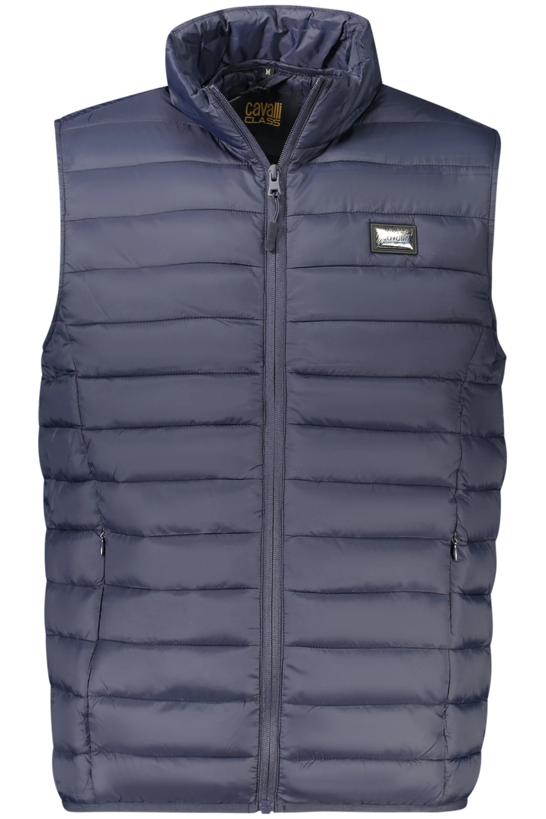 CAVALLI CLASS MEN&#39;S BLUE SLEEVELESS JACKET