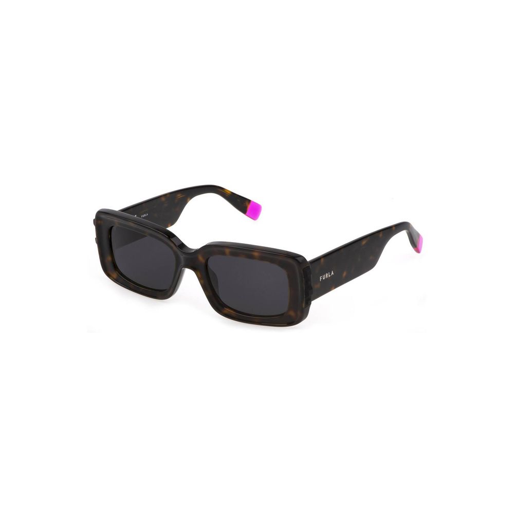 Furla Sonnenbrille aus braunem Kunststoff
