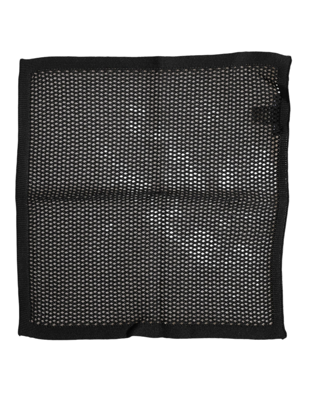Dolce &amp; Gabbana Schwarz gemusterter quadratischer Foulard-Schal aus Baumwolle