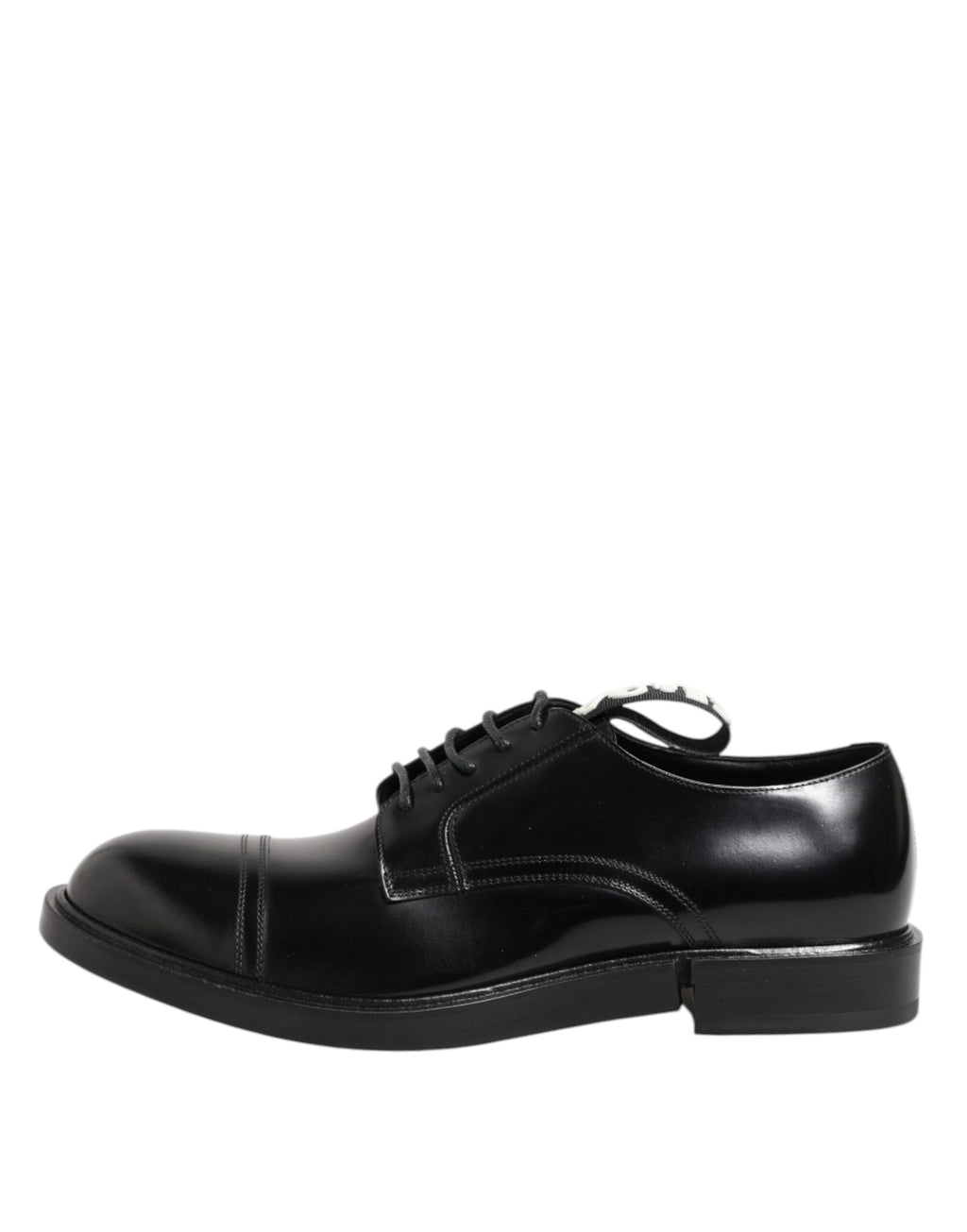 Dolce &amp; Gabbana – Schwarze Lederschuhe zum Schnüren für Herren