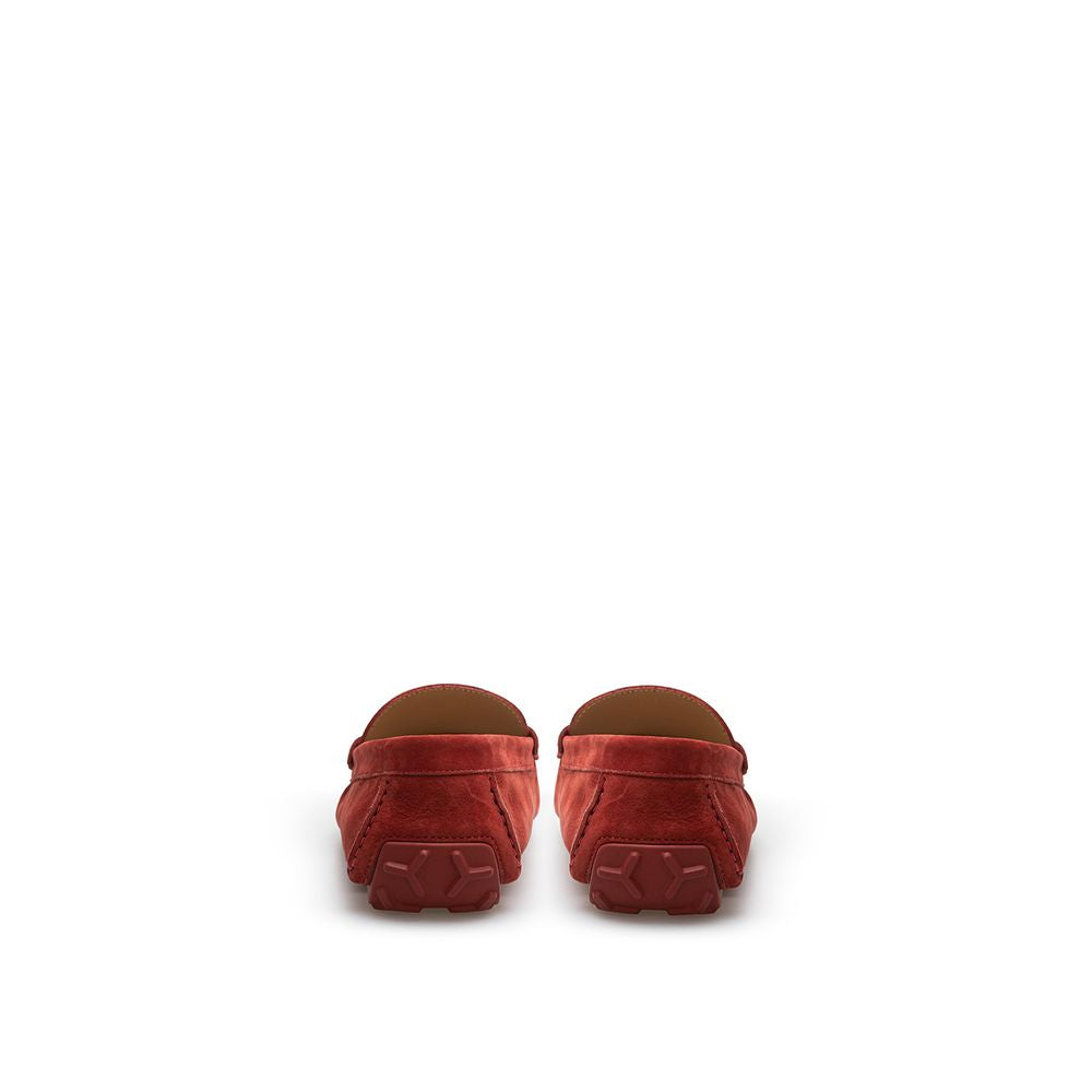 Bally Bordeauxroter Lederloafer