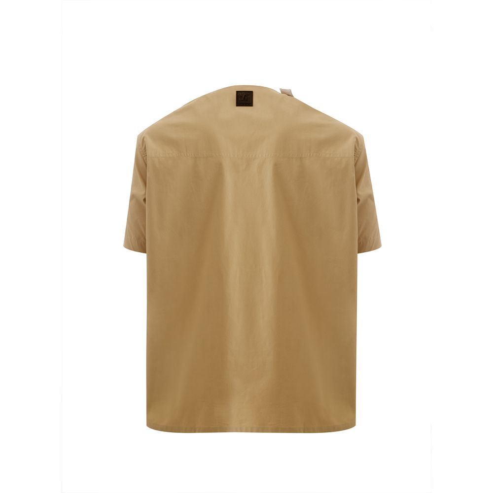 Emporio Armani – Braunes Baumwoll-T-Shirt