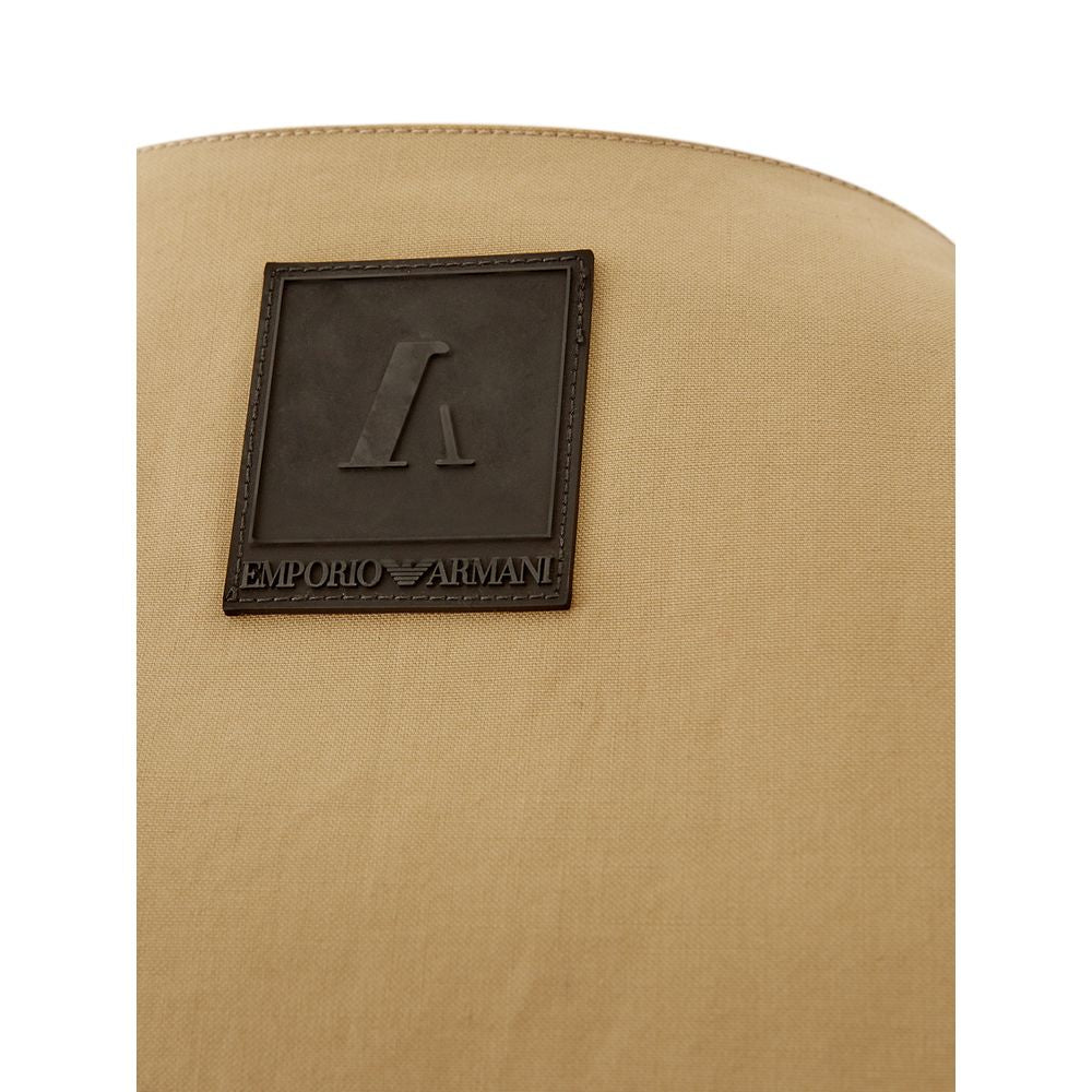 Emporio Armani – Braunes Baumwoll-T-Shirt