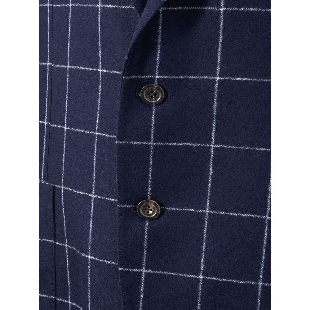 Malo Blaue Wolljacke