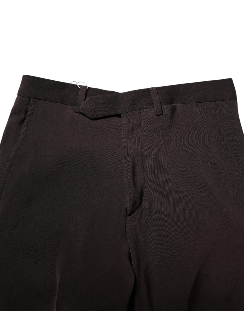BENCIVENGA Dunkelbraune formelle Hose mit mittelhohem Bund