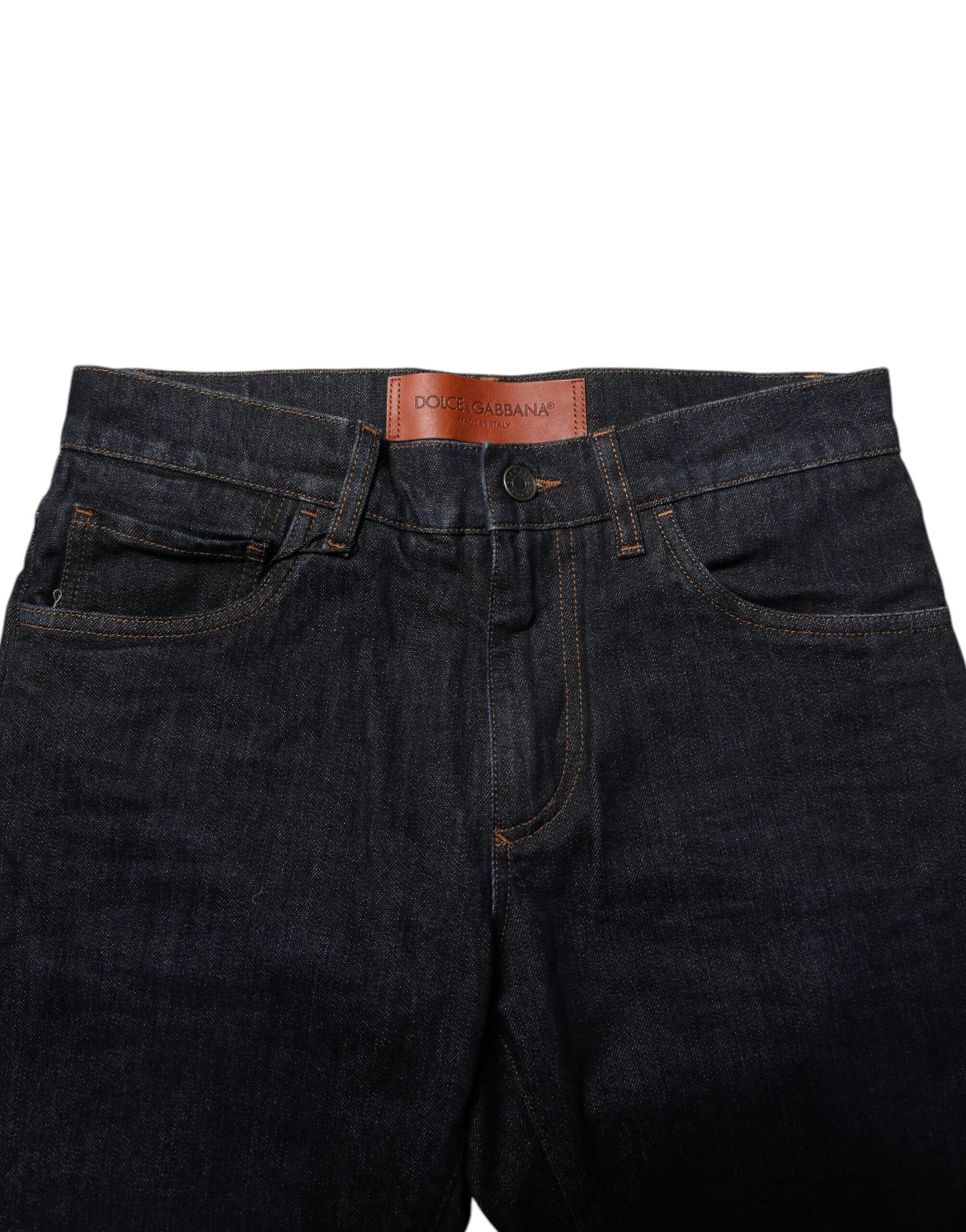 Dolce &amp; Gabbana Schwarze Skinny-Jeans aus Baumwolle für Herren