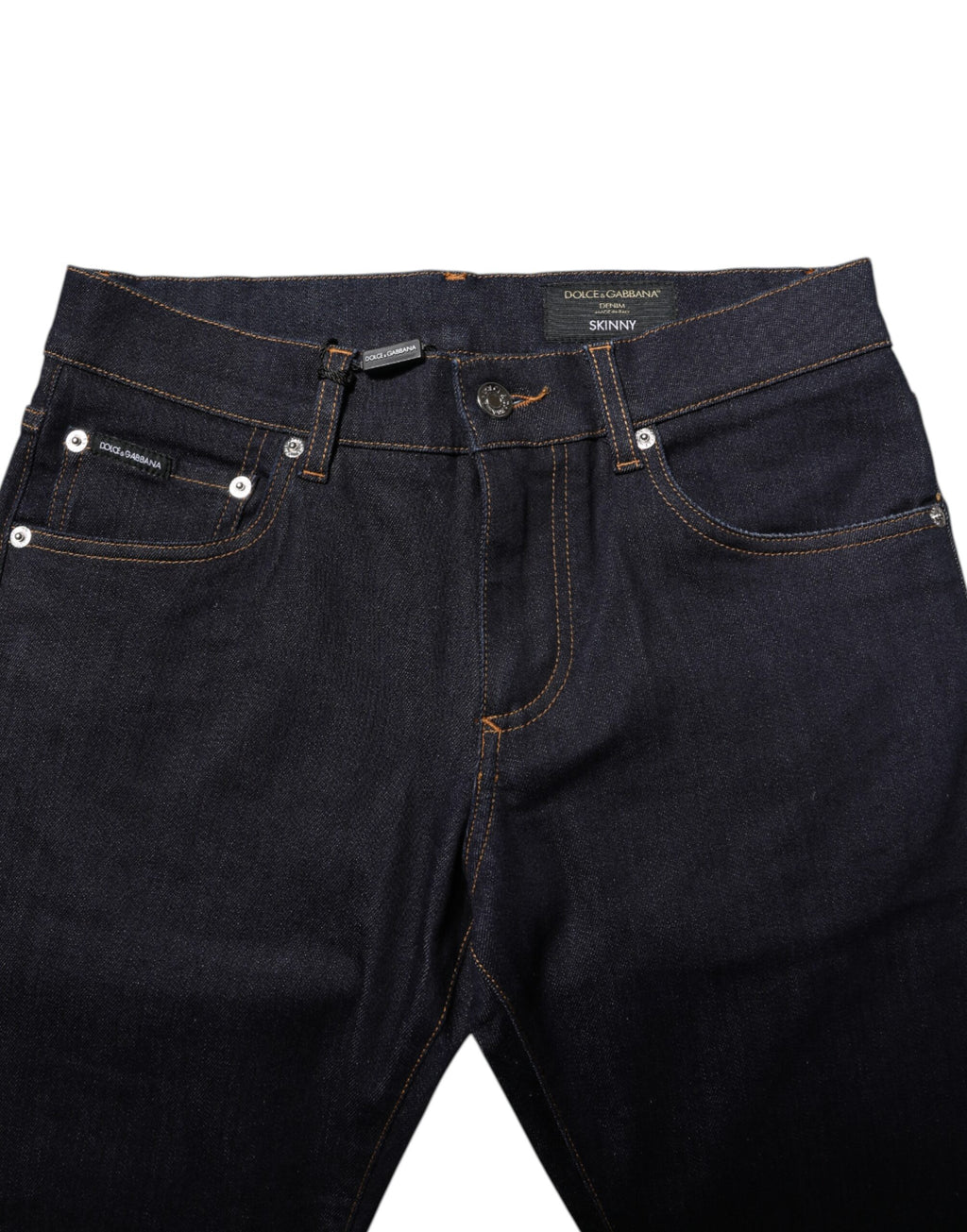 Dolce &amp; Gabbana Schwarze Skinny-Jeans aus Baumwolle für Herren