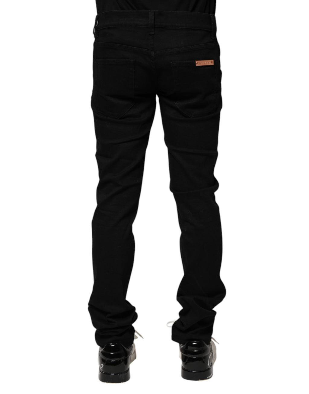 Dolce &amp; Gabbana Schwarze Skinny-Jeans aus Baumwolle für Herren