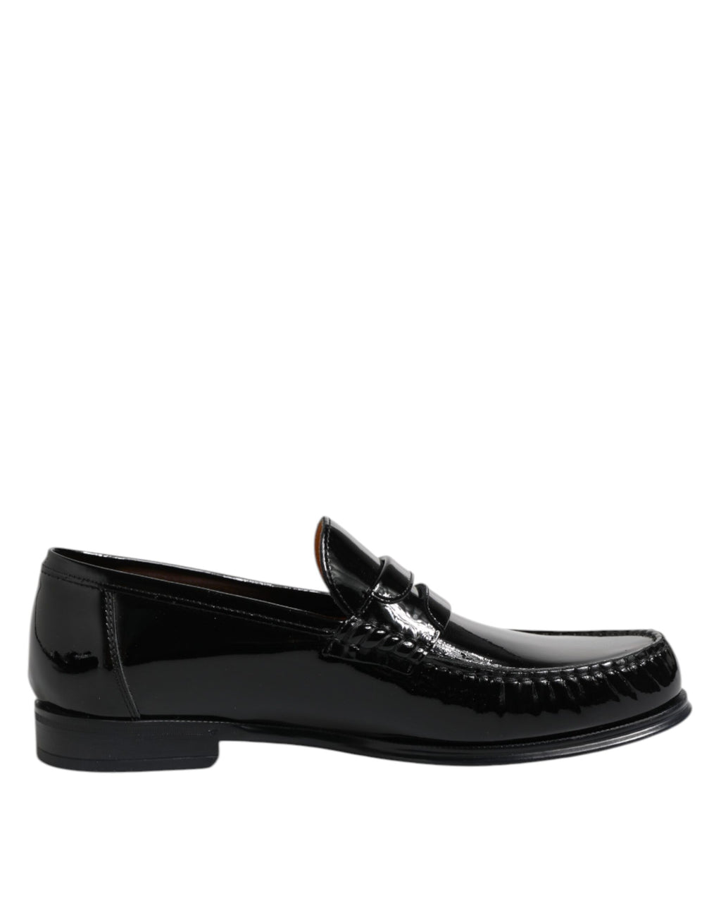Dolce &amp; Gabbana – Slipper aus schwarzem Leder