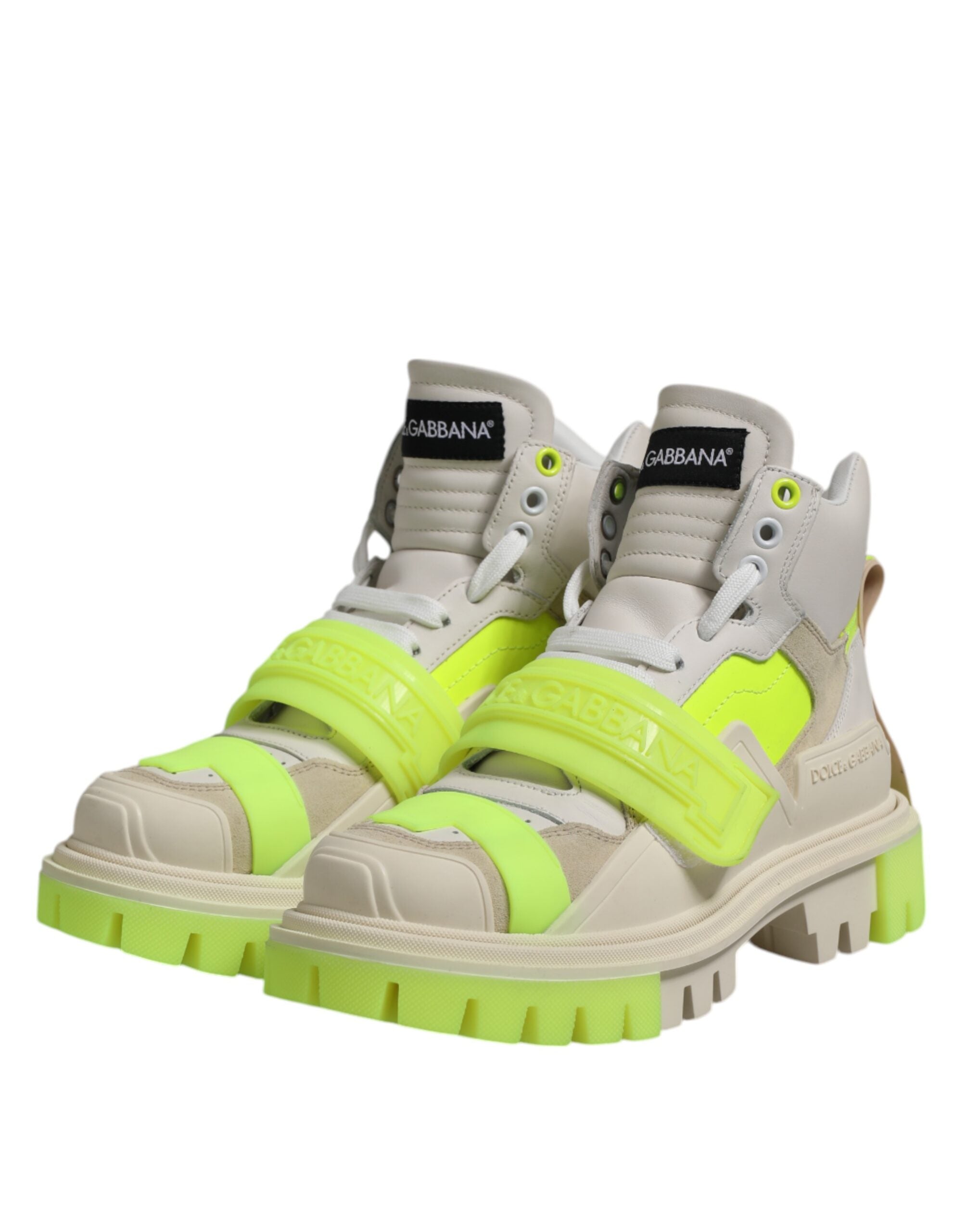 Dolce &amp; Gabbana Mehrfarbige Trekkingstiefel Sneakers Schuhe