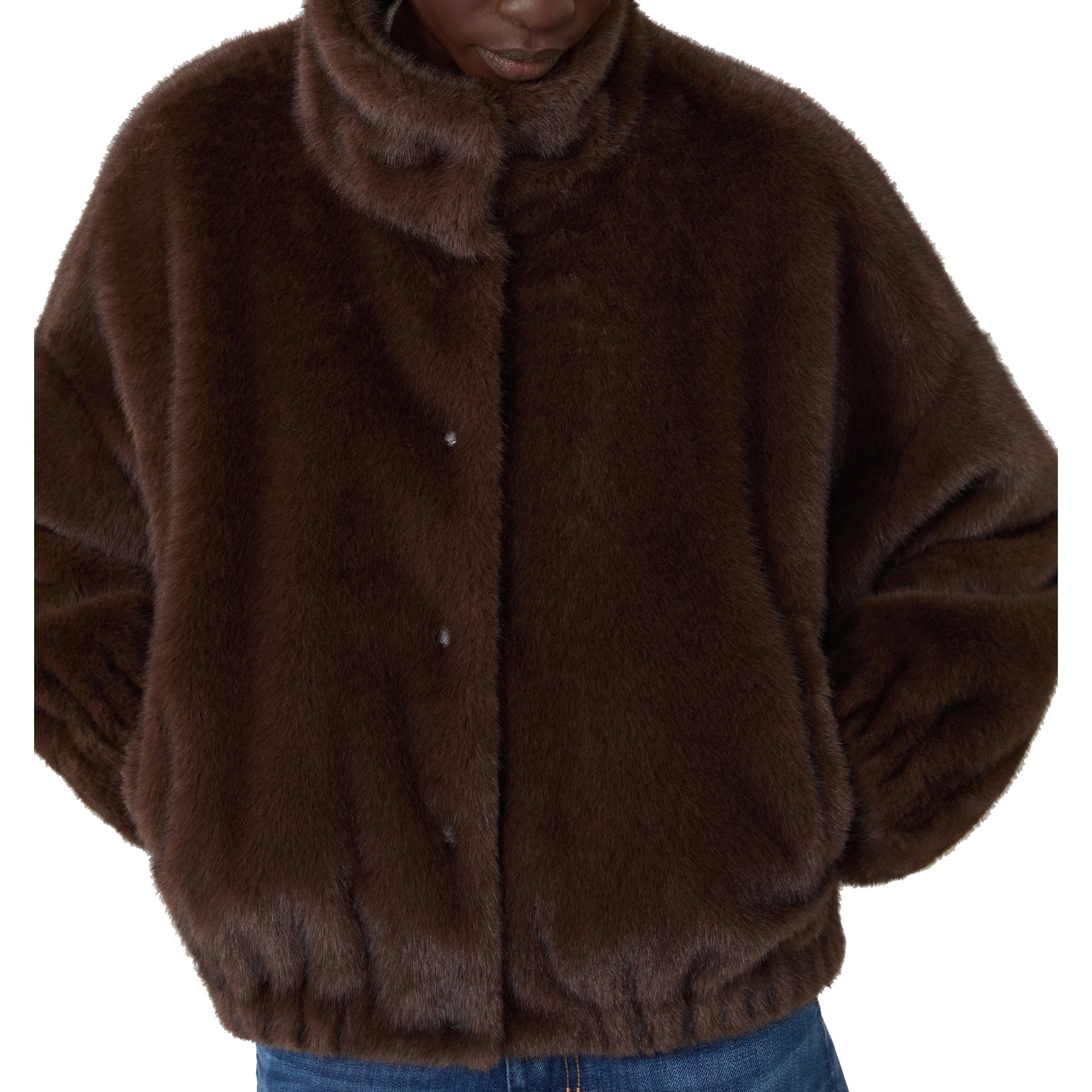 Max Mara Weekend Danemone Faux Fur Jacket