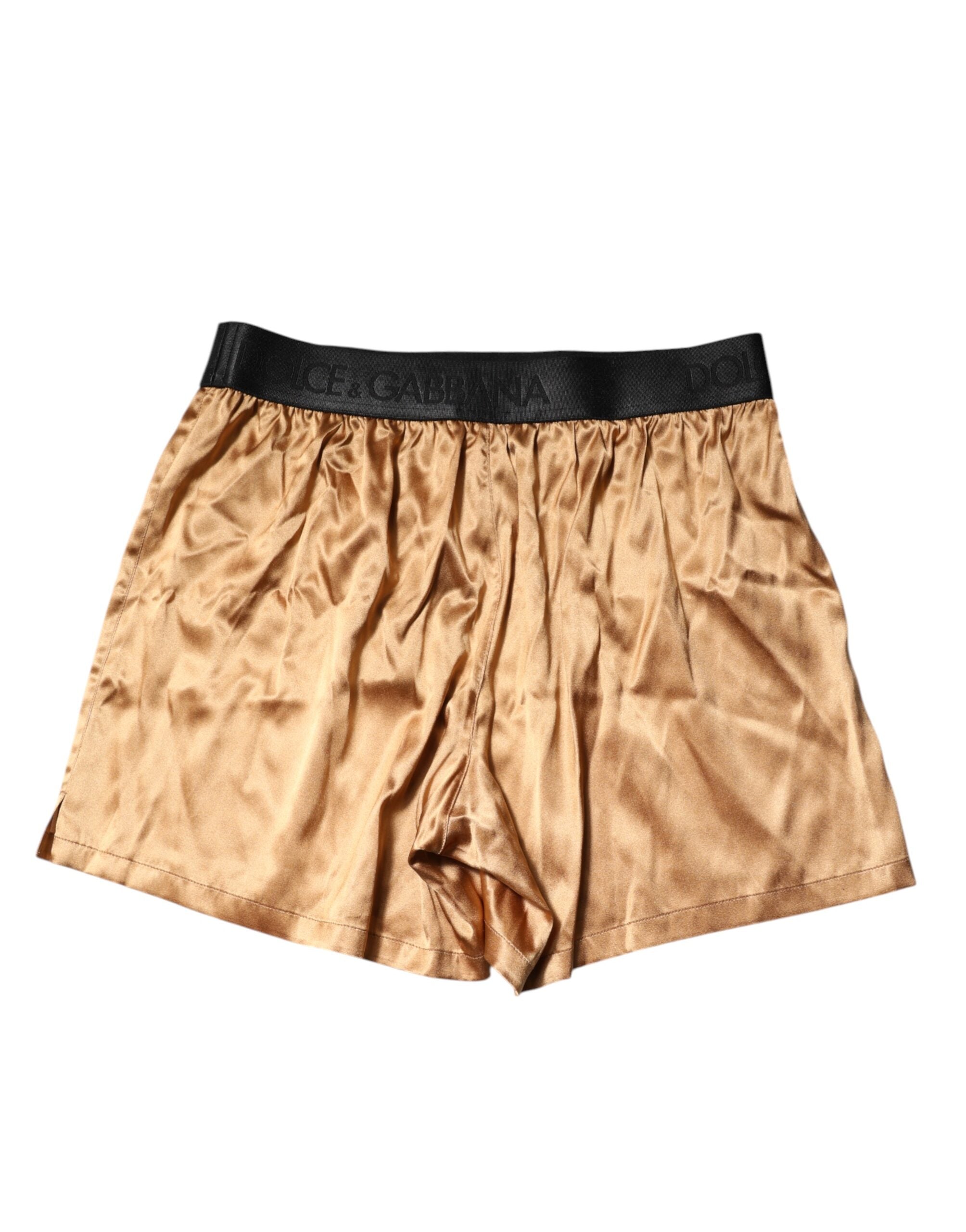 Dolce &amp; Gabbana Beige Herren Regular Boxer Augenmasken-Set Unterwäsche