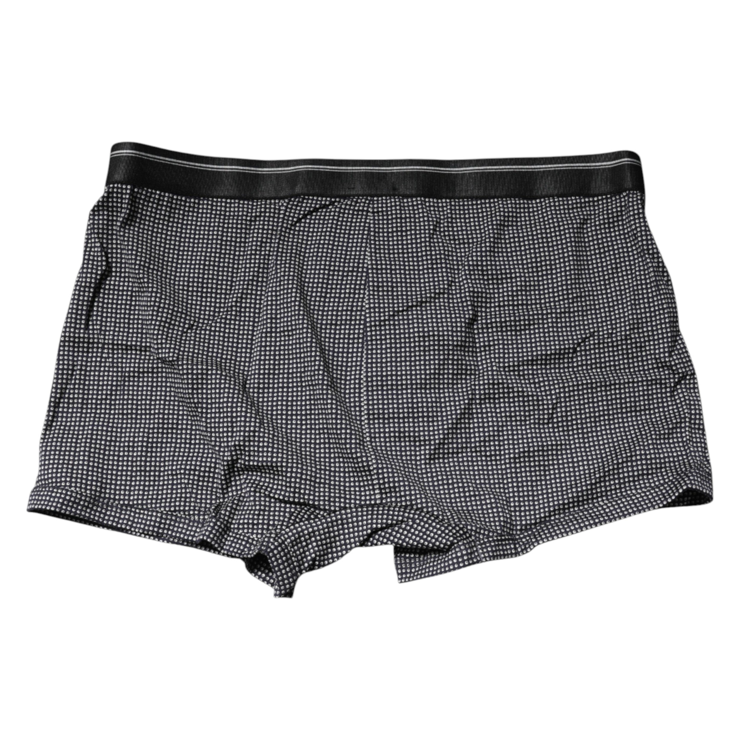Dolce &amp; Gabbana – Grau bedruckte Boxershorts aus Baumwolle