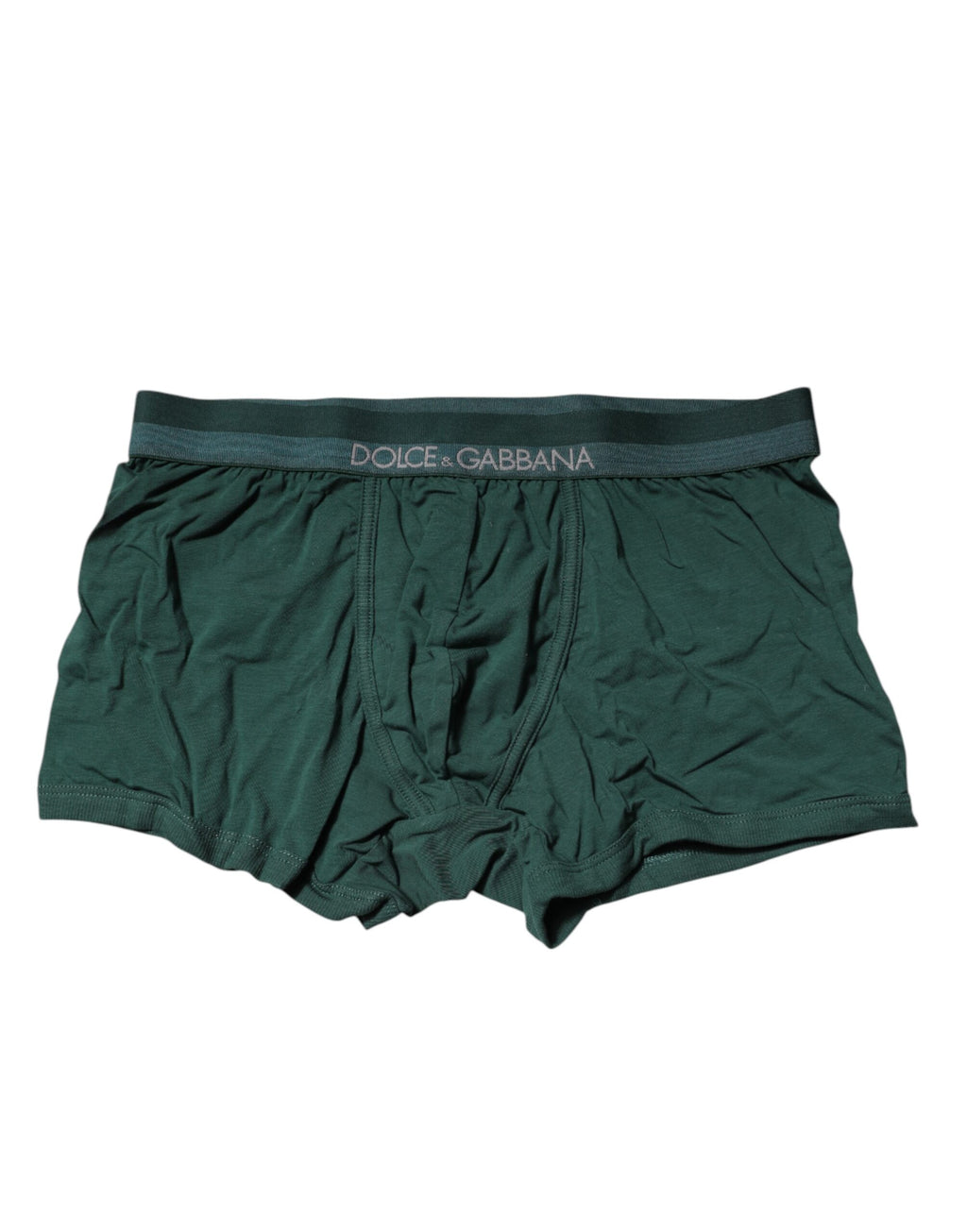 Dolce &amp; Gabbana Grüne Boxershorts aus Baumwolle für Herren