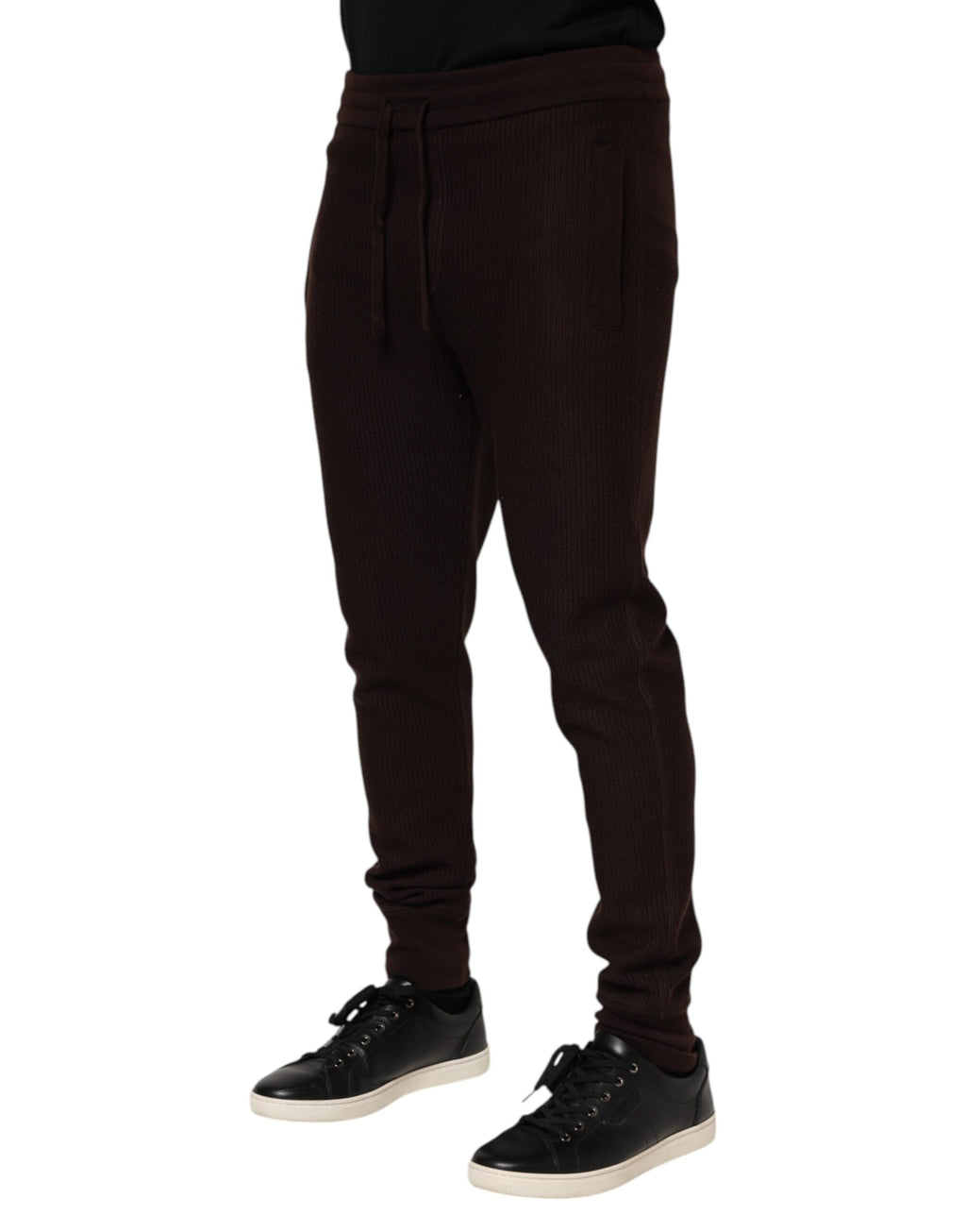 Dolce &amp; Gabbana Braune Kaschmir-Jogginghose für Herren