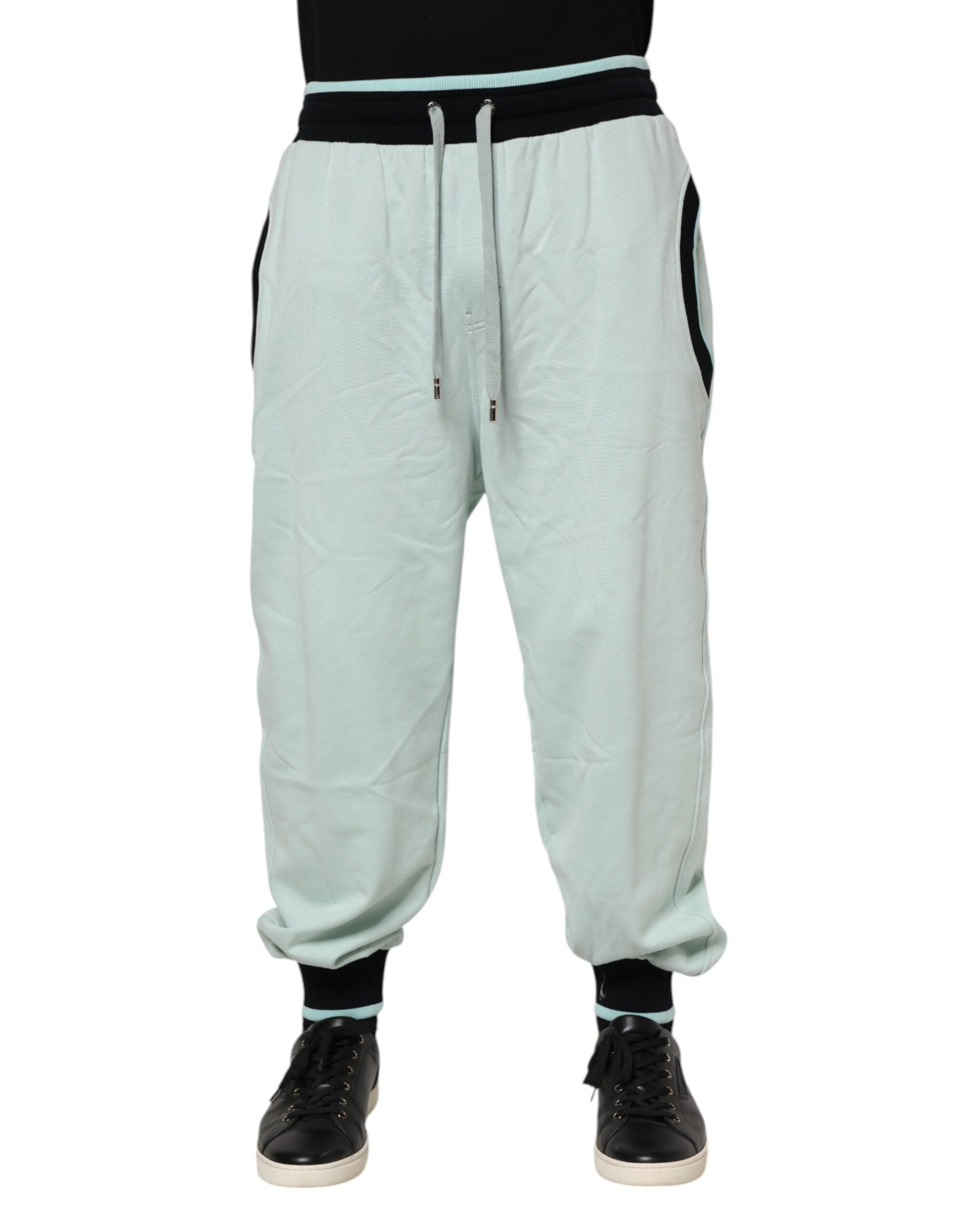 Dolce &amp; Gabbana Hellgrüne Jogginghose aus Baumwolle für Herren