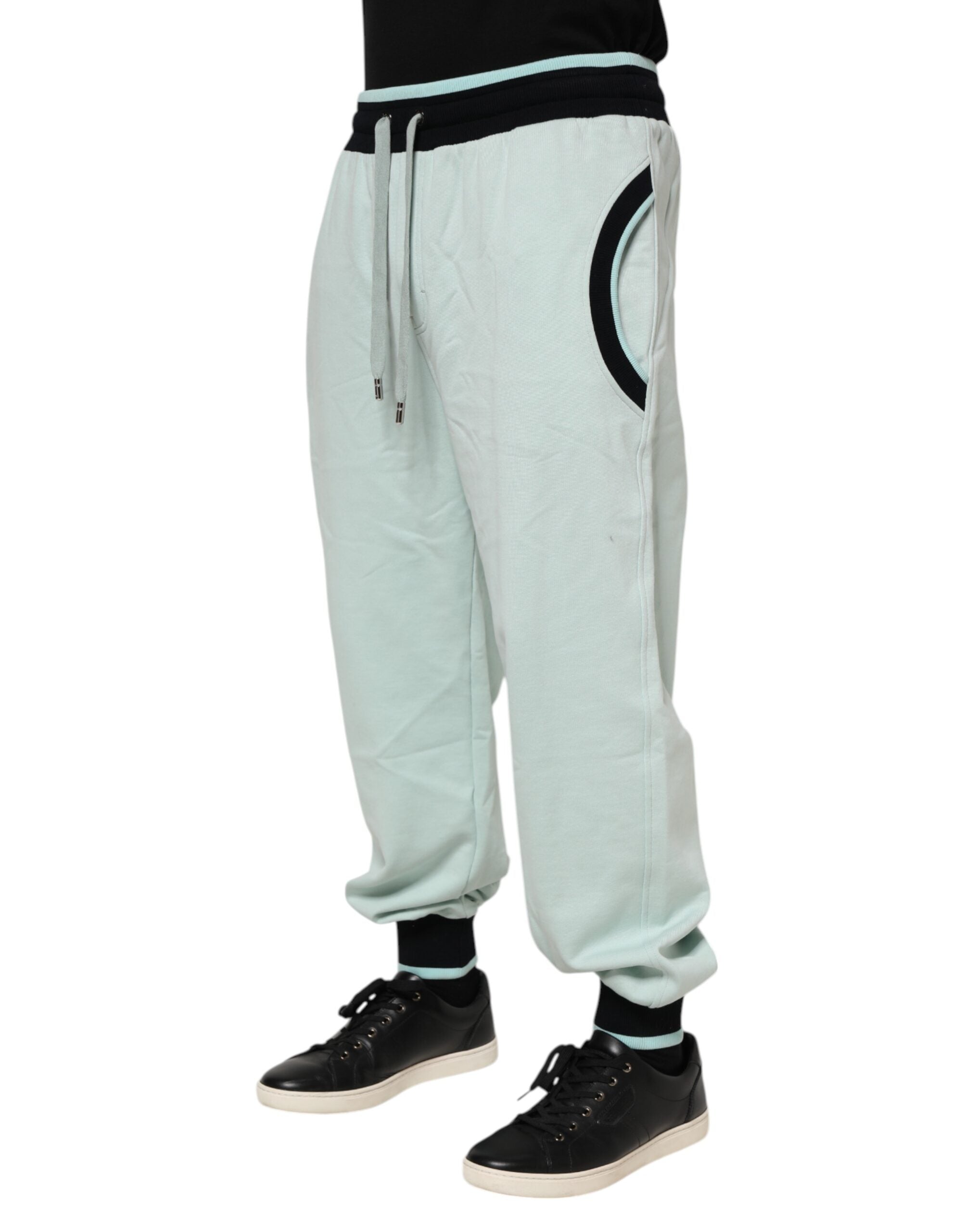 Dolce &amp; Gabbana Hellgrüne Jogginghose aus Baumwolle für Herren