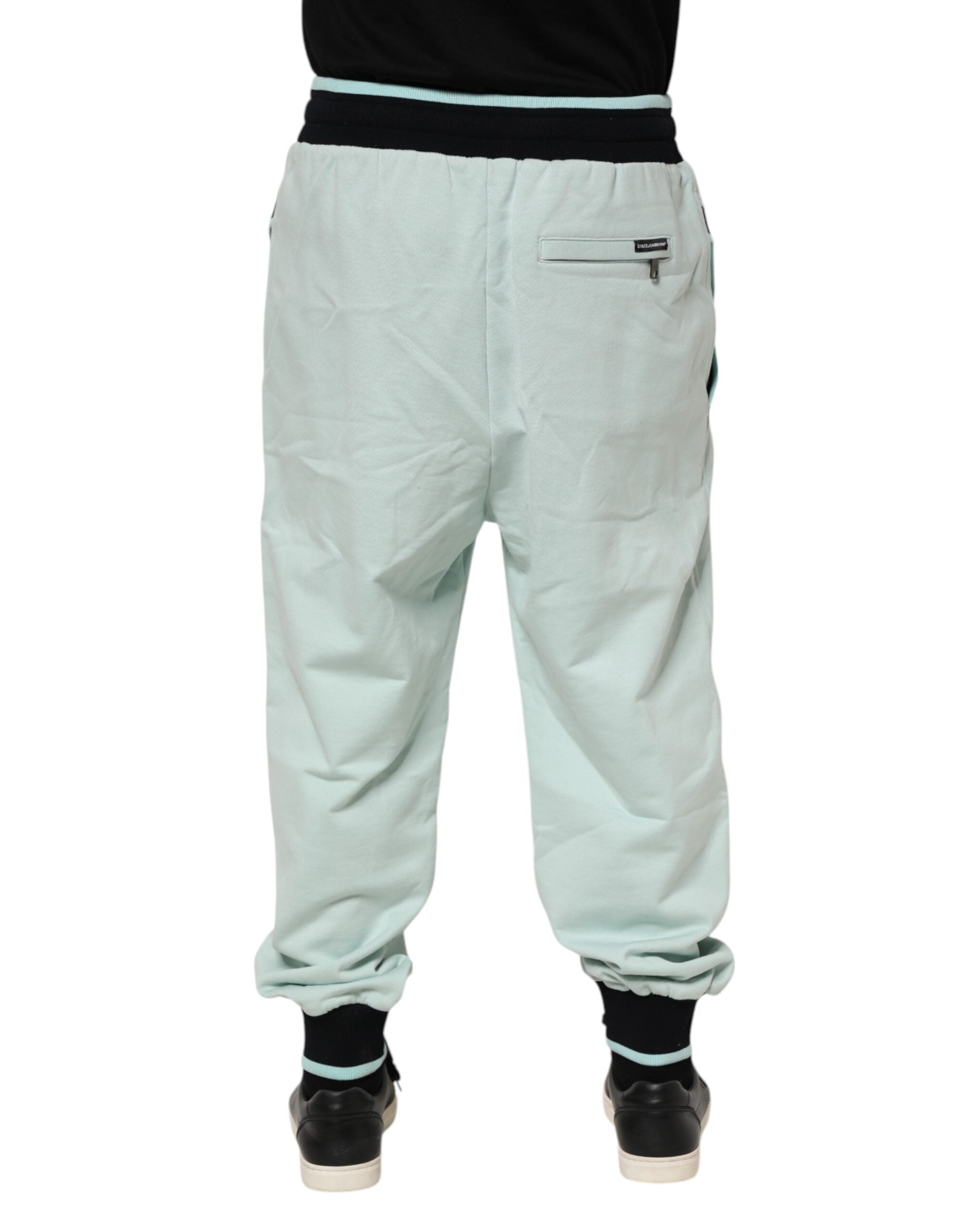 Dolce &amp; Gabbana Hellgrüne Jogginghose aus Baumwolle für Herren