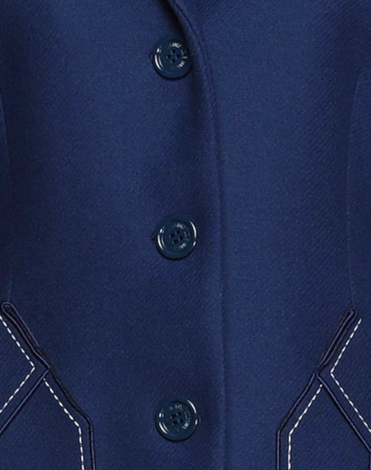 Love Moschino Coats Blue Woman