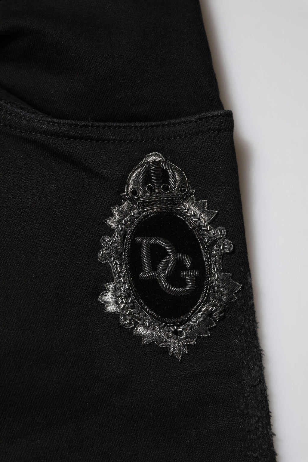 Dolce &amp; Gabbana Schwarze Skinny-Jeans aus Baumwolle für Herren