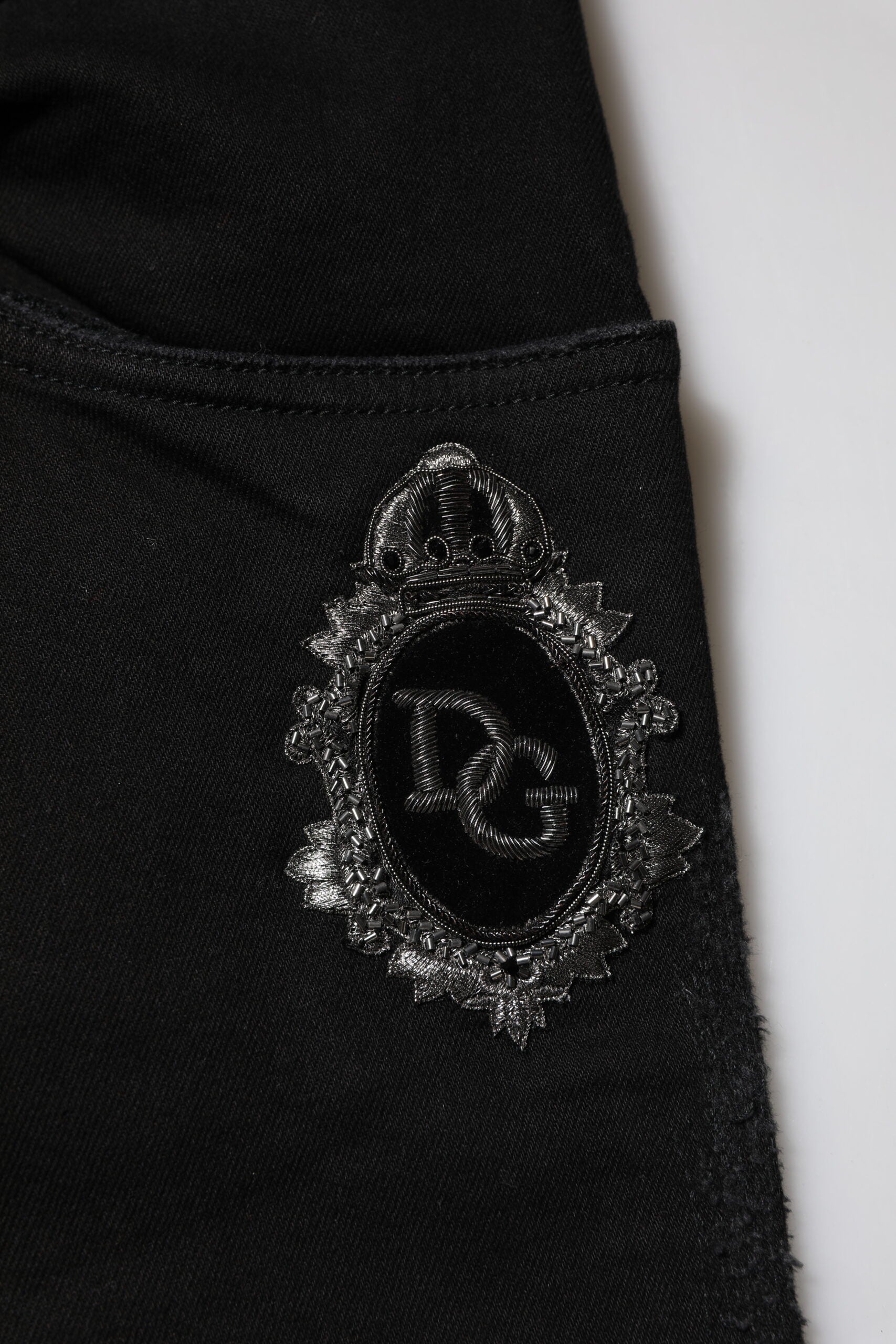 Dolce &amp; Gabbana Schwarze Skinny-Jeans aus Baumwolle für Herren