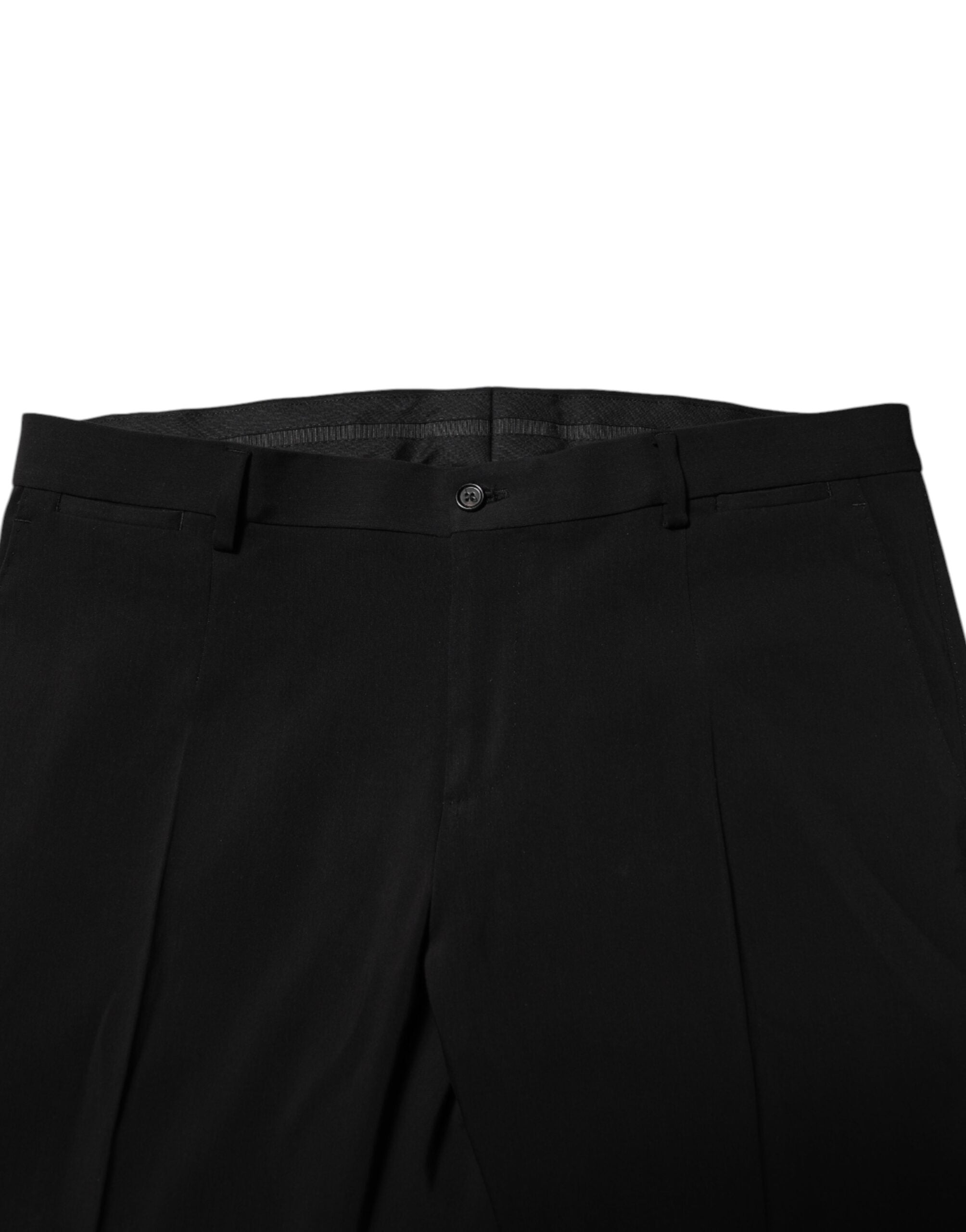 Dolce &amp; Gabbana – Schwarzer, einreihiger MARTINI-Zweiteiler