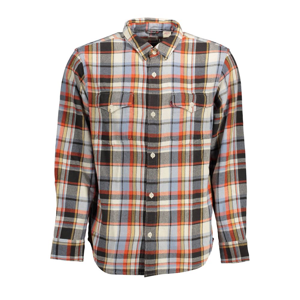 Levi's – Blaues Baumwollhemd