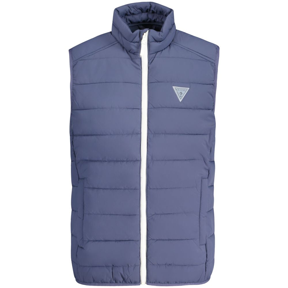 Guess Jeans Blaue Spandex Herrenjacke