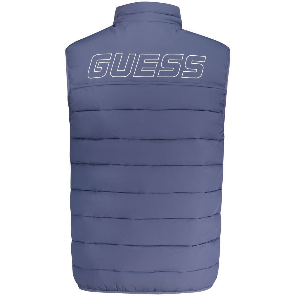 Guess Jeans Blaue Spandex Herrenjacke