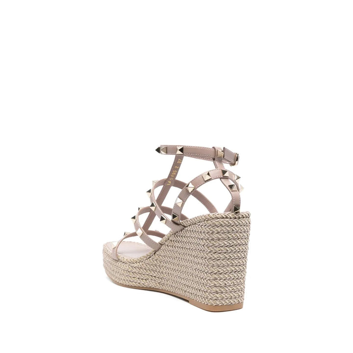 Valentino Garavani Rockstud Wedge Sandals