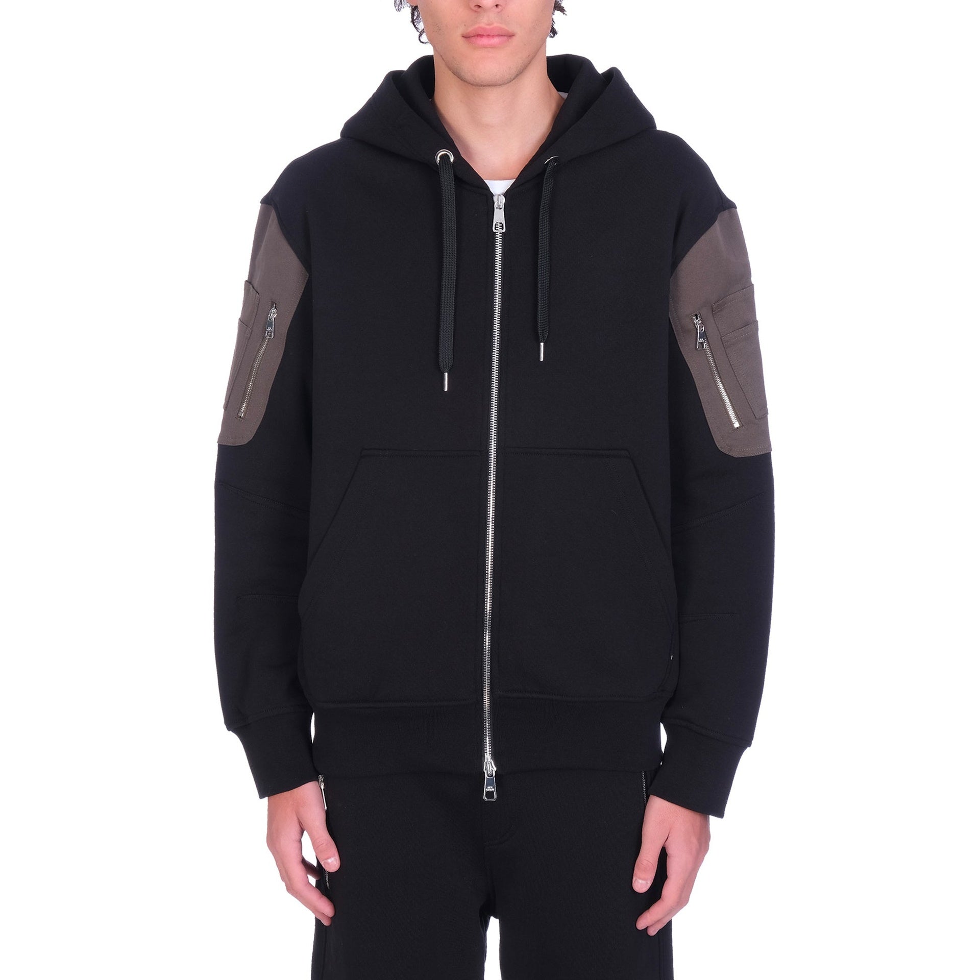 Neil Barrett Cotton Logo Hooded Sweatshirt – Siebentaschen