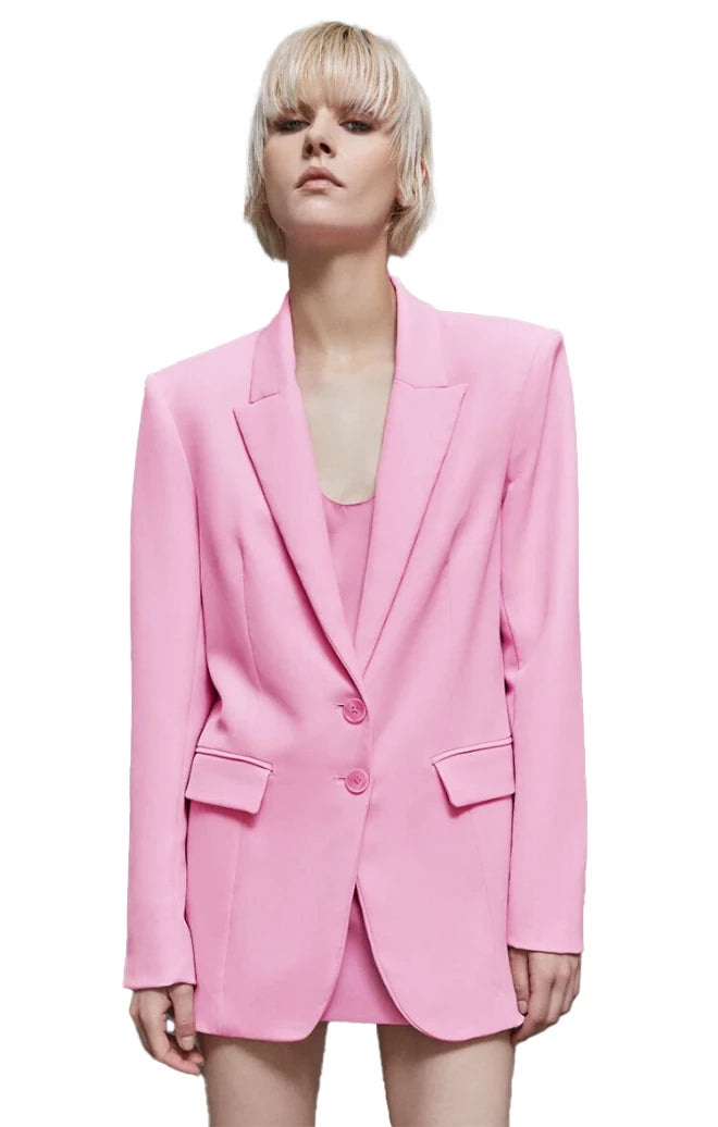 Patrizia Pepe Formal Jacket Pink Woman