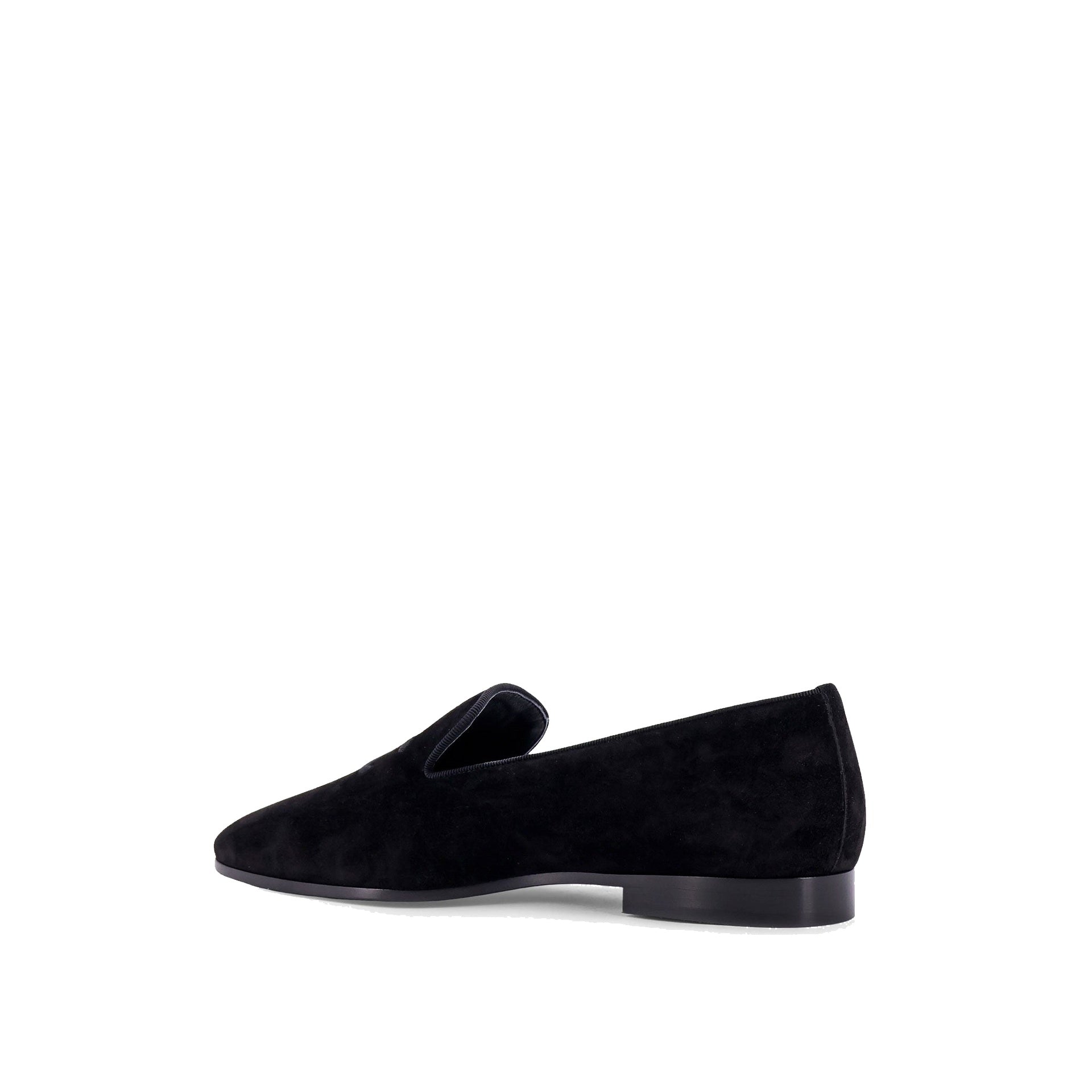 Celine Velvet Loafers With Embroidered Triomphe Logo