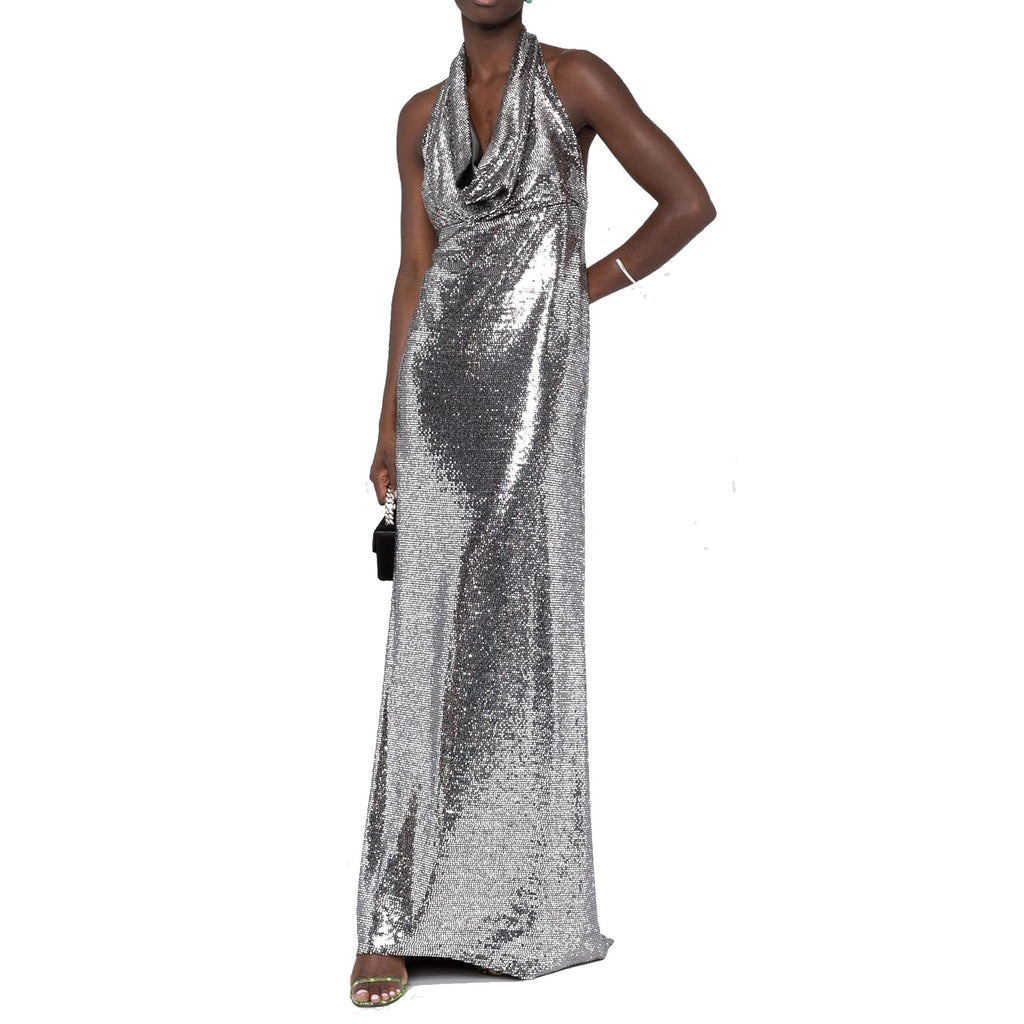 Blanca Vita Sequin-Embellished Long Dress