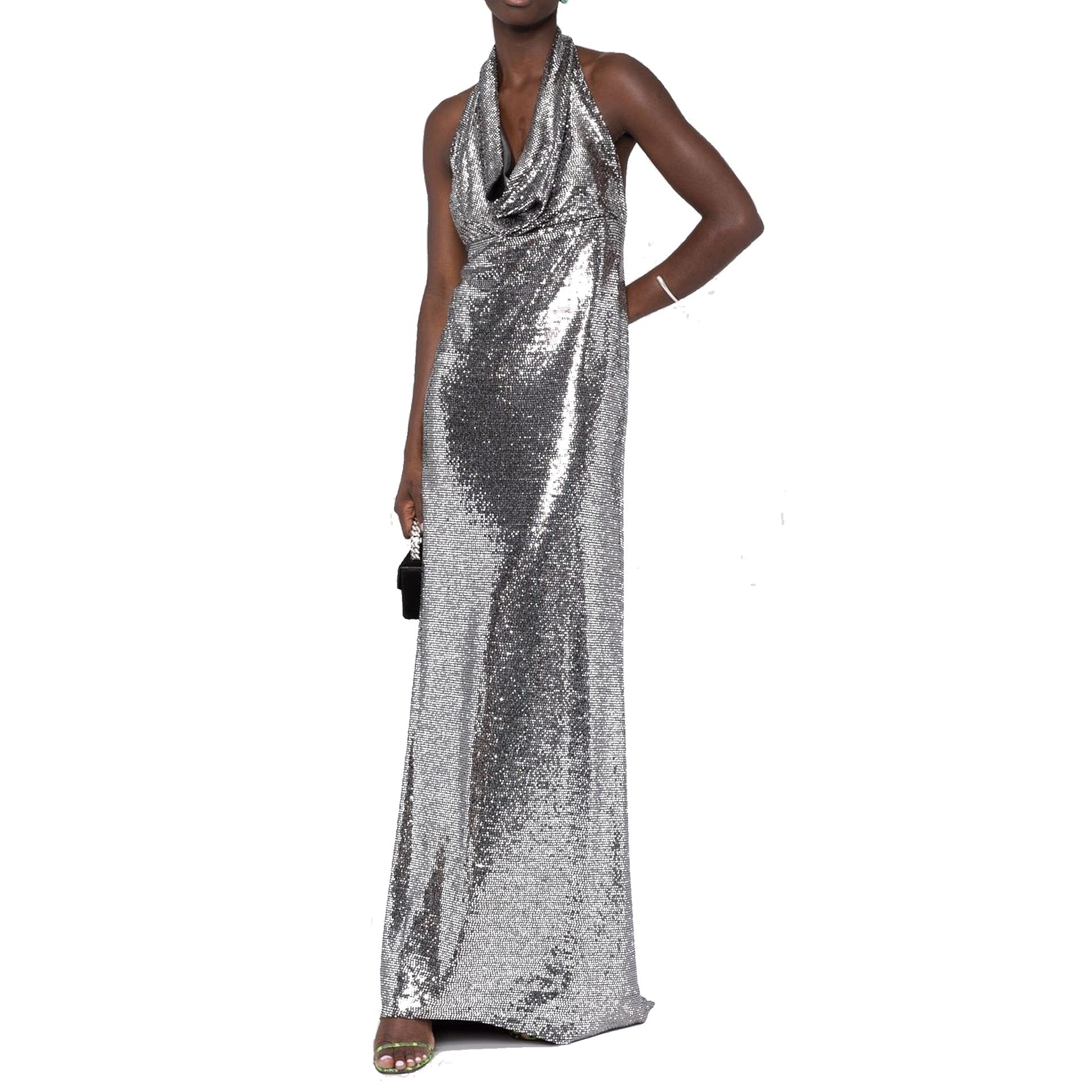Blanca Vita Sequin-Embellished Long Dress