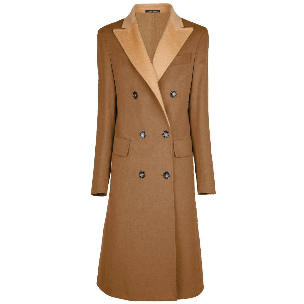 Loro Piana Fabric Coats Brown Woman