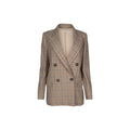 Brunello Cucinelli Prince Of Wales Linen Blazer