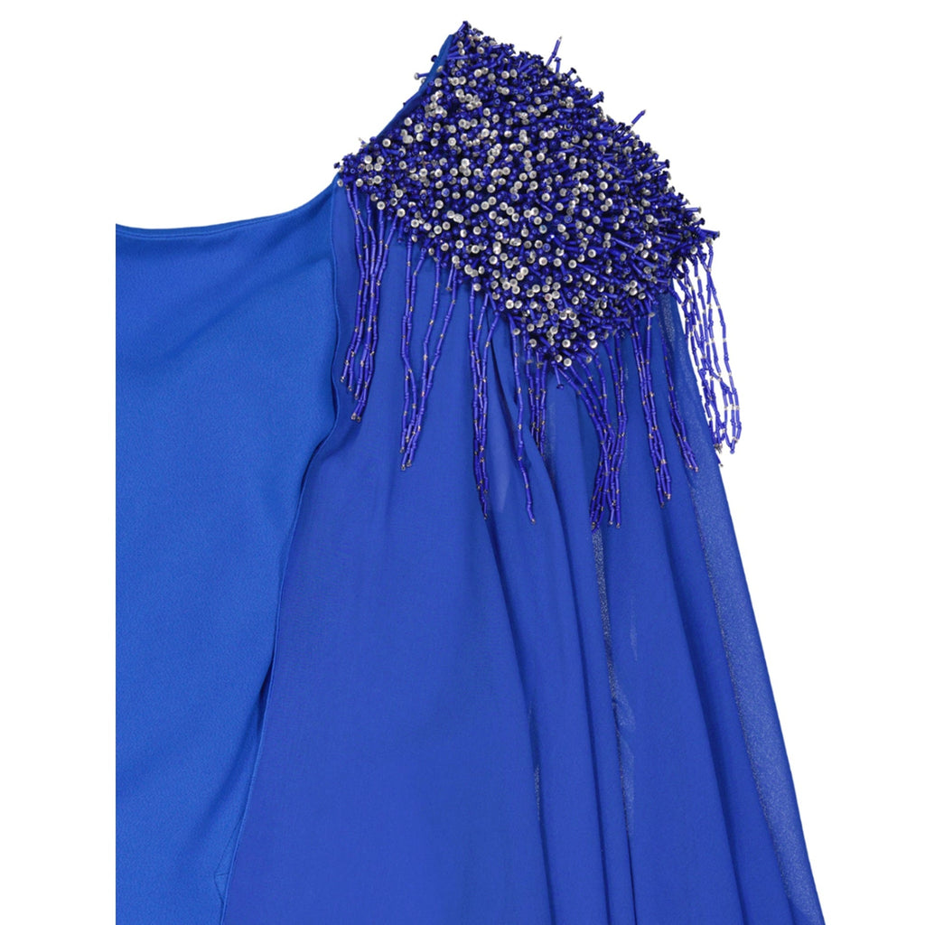 Ivan Montesi Beaded Shoulders Dress