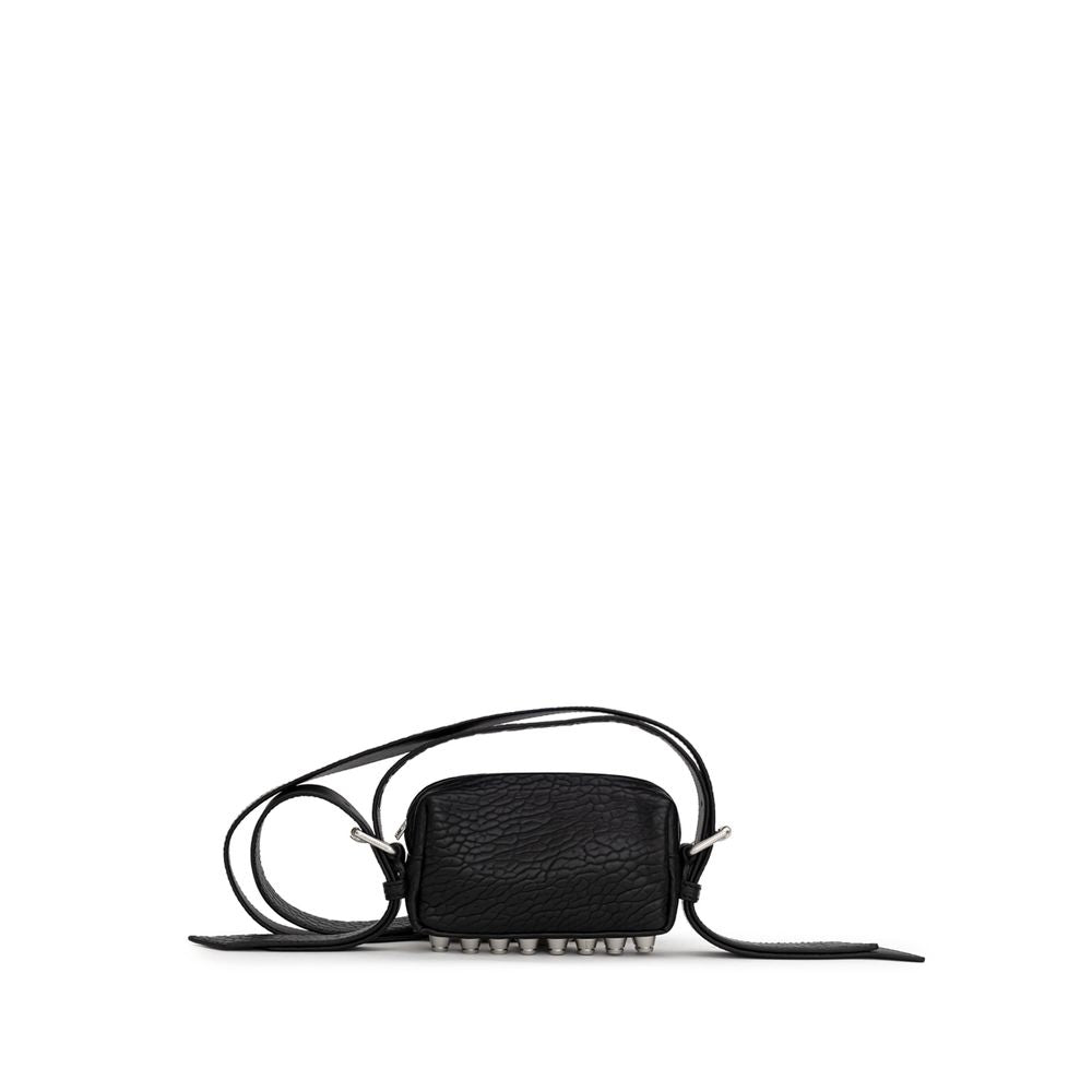 Alexander Wang Schwarze Leder-Umhängetasche